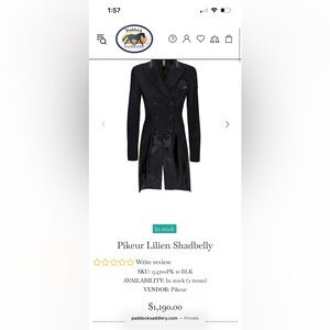 Pikeur Ladies Shadbelly Black